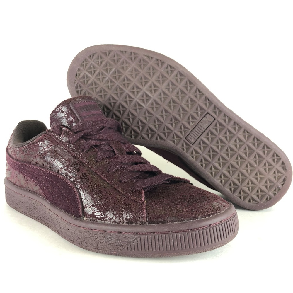 Puma Suede Remaster Shoe Purple Womens Size 6.5